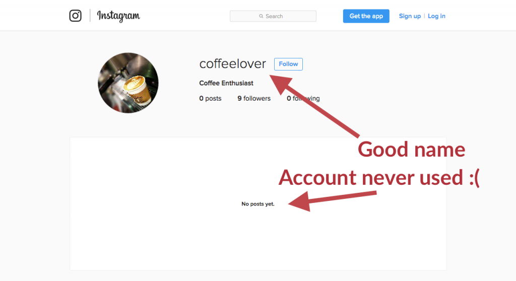 How to check instagram name availability